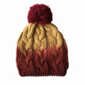 Unisex malha de cabo de impressão DIP Dye Inverno Warm Hat Beanie (HW149)